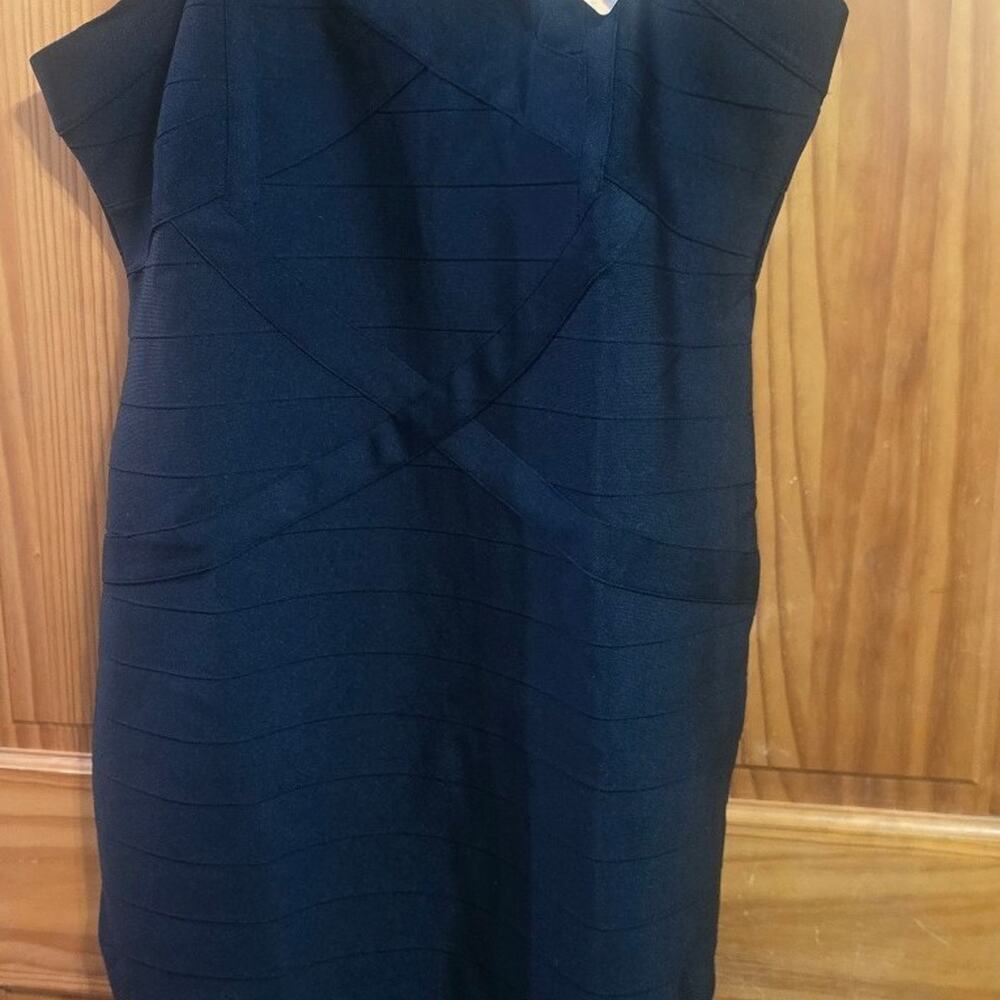 Hybrid Black Size 2x Bandage dress with spaghetti strap!